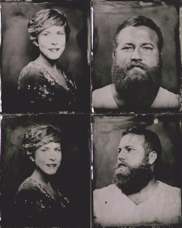 Erin & Ben Napier - Tintype Photo By Michael Foster