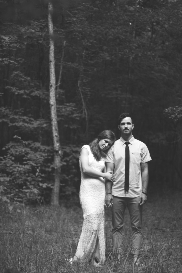 Outdoor engagement session, Laurel, MS