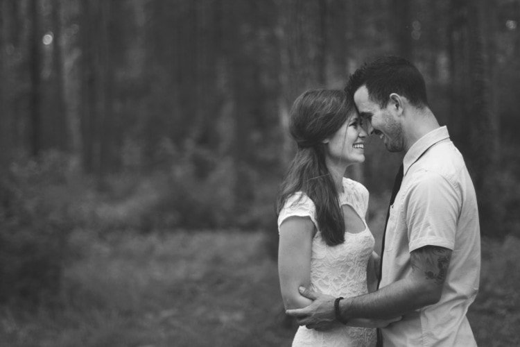 Outdoor engagement session, Laurel, MS