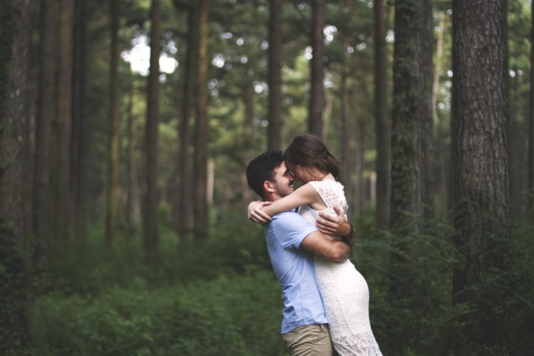 Outdoor engagement session, Laurel, MS