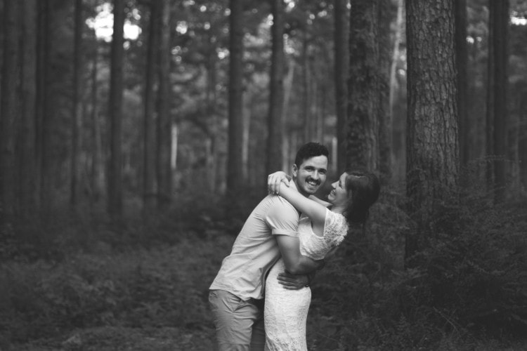 Outdoor engagement session, Laurel, MS