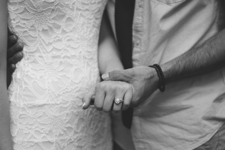 Outdoor engagement session, Laurel, MS