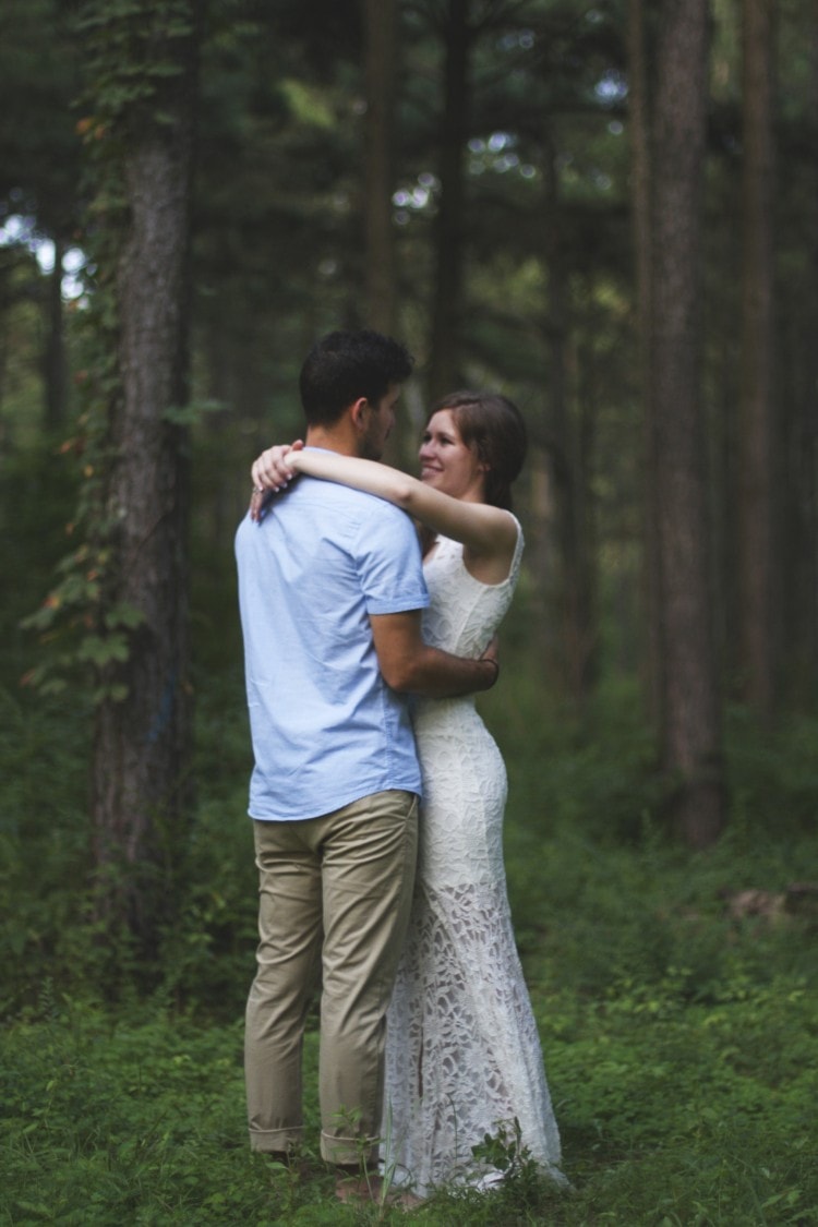 Outdoor engagement session, Laurel, MS