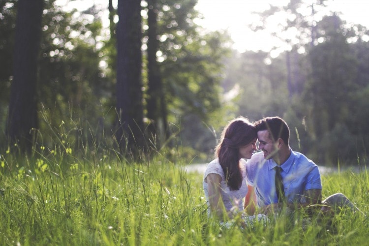 Outdoor engagement session, Laurel, MS