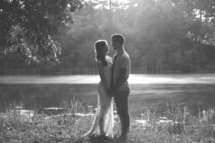 Outdoor engagement session, Laurel, MS