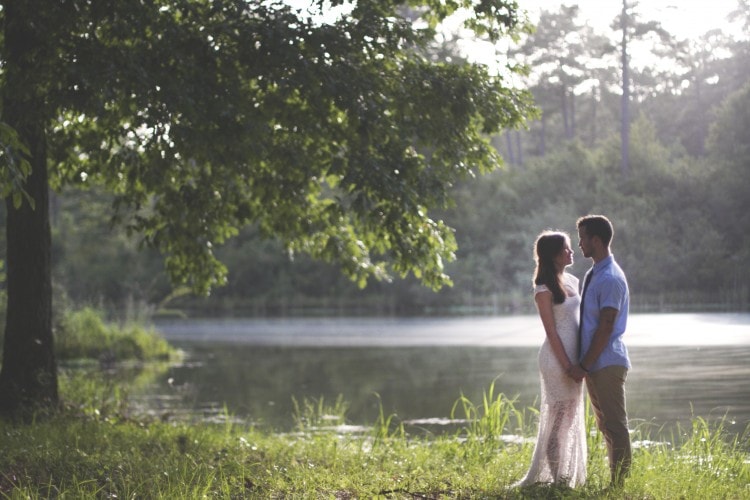 Outdoor engagement session, Laurel, MS