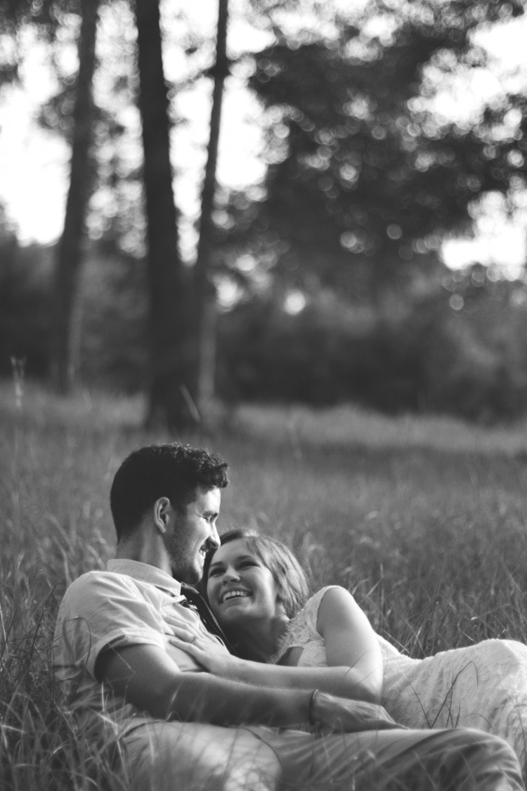 Outdoor engagement session, Laurel, MS