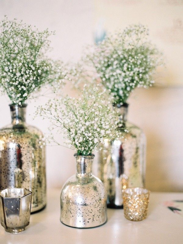 DIY Wedding Mercury Glass