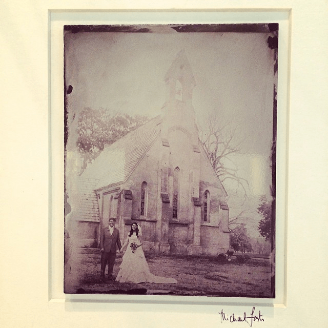 Bride and Groom Portrait Wedding Tintype Mississippi