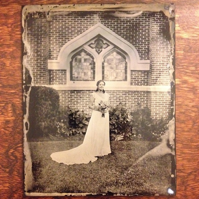 Tintype Bridal Portrait by Michael Foster Mississippi